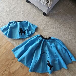Mommy & Me Poodle Skirt 50s Costume Halloween Size Small